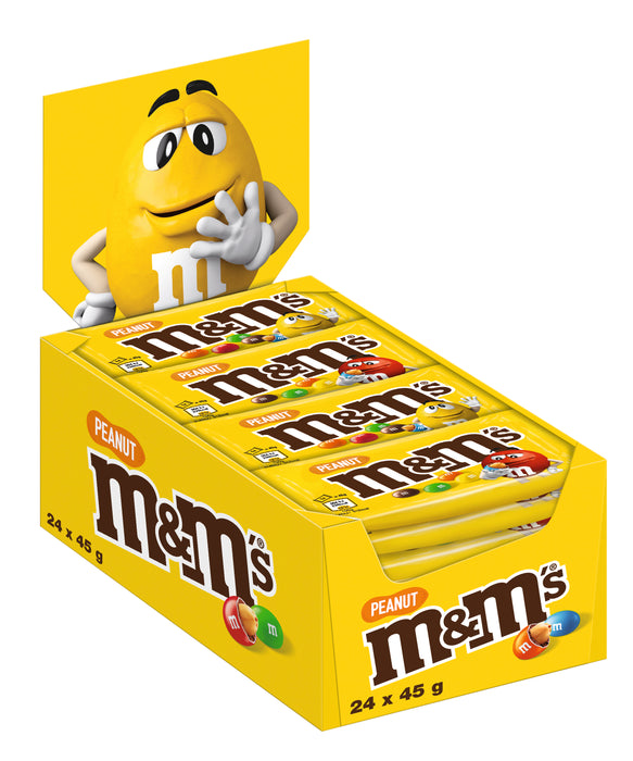 m&m's Peanut Display 24 Tütchen je 45g (1,08 Kg)