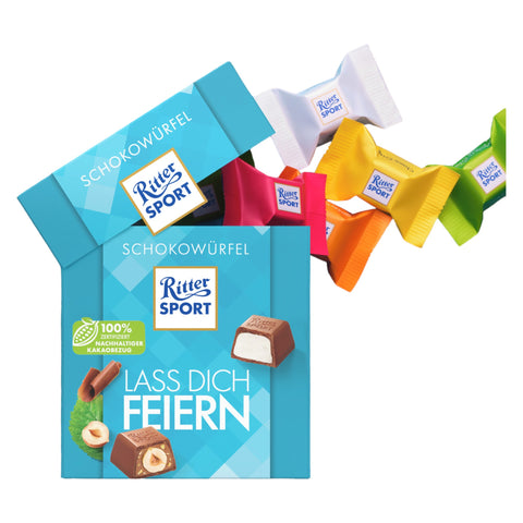 Ritter Sport Lass Dich Feiern Schokowürfel 22 stk. 176g