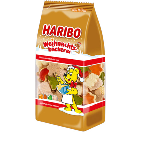 Haribo Weihnachtsbäckerei Fruchtgummi mit Schaumzucker 250g