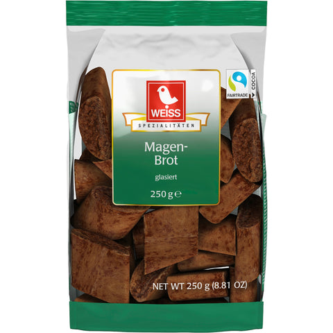 Weiss Magenbrot 250g – getränktes Lebkuchen-Gebäck im Beutel