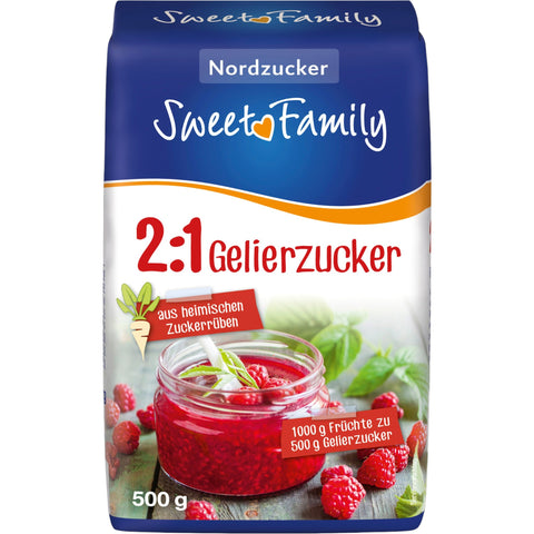 Sweet Family Gelierzucker 2:1 500g – perfekt für Marmelade & Fruchtaufstriche
