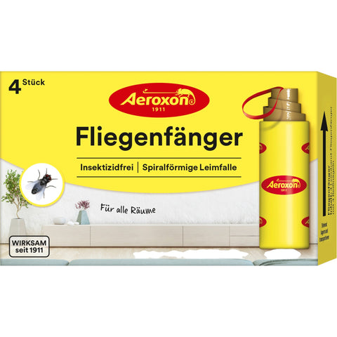 Aeroxon Fliegenfänger Klebestreifen | 4 Stück