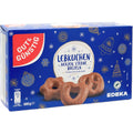Gut & Günstig Lebkuchen 500g – Lebkuchen in Herz, Stern und Brezel-Form mit Vollmilchschokolade