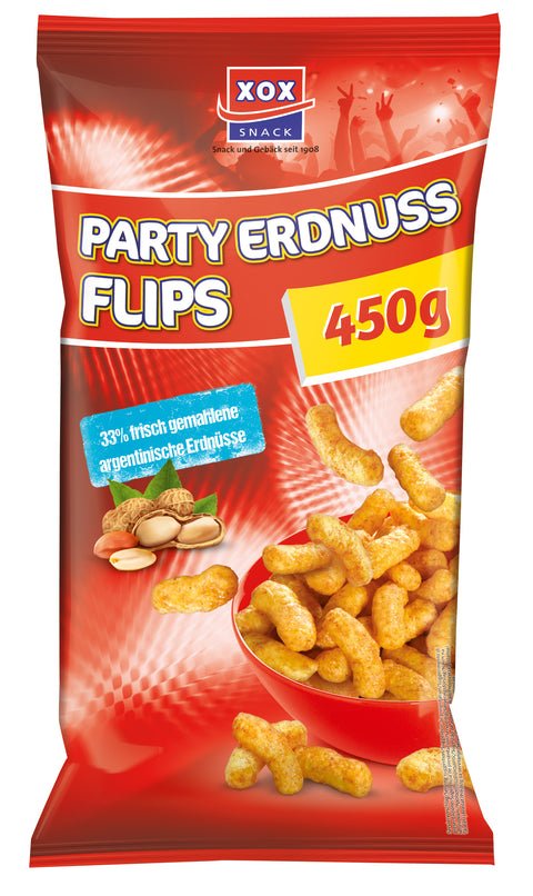 XOX Party Erdnuss Flips 450g
