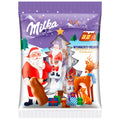 Milka Weihnachts-Freunde 120g – flache Schokoladenfiguren aus Milch & Weiß
