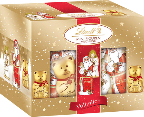 Lindt & Sprüngli Mini Figuren Mischung Weihnachten 200g