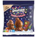 Smarties Festive Friends 65g – bunte Schokolinsen in Weihnachtsmotiven im Beutel
