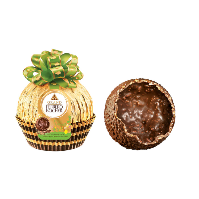 Grand Ferrero Rocher Milchschokolade mit Haselnuss Hohlkörper 125g