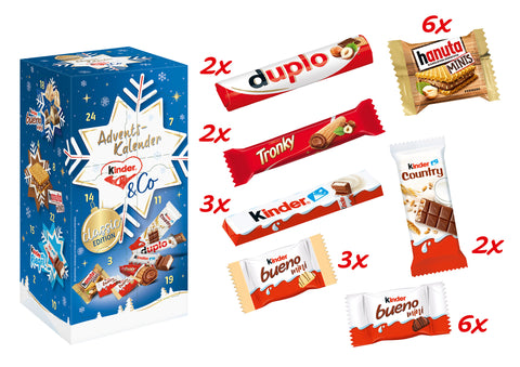 kinder & Co. Adventskalender Blau 295g
