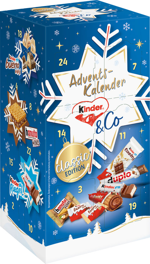 kinder & Co. Adventskalender Blau 295g