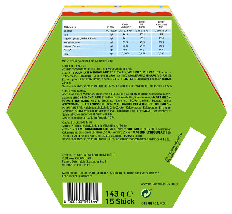 Ferrero kinder Maxi Mix Osternest 143g