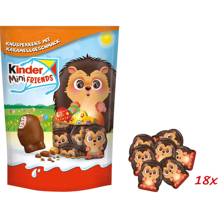 Ferrero kinder Mini Friends Knusperkeks mit Karamell 18 stk. 122g