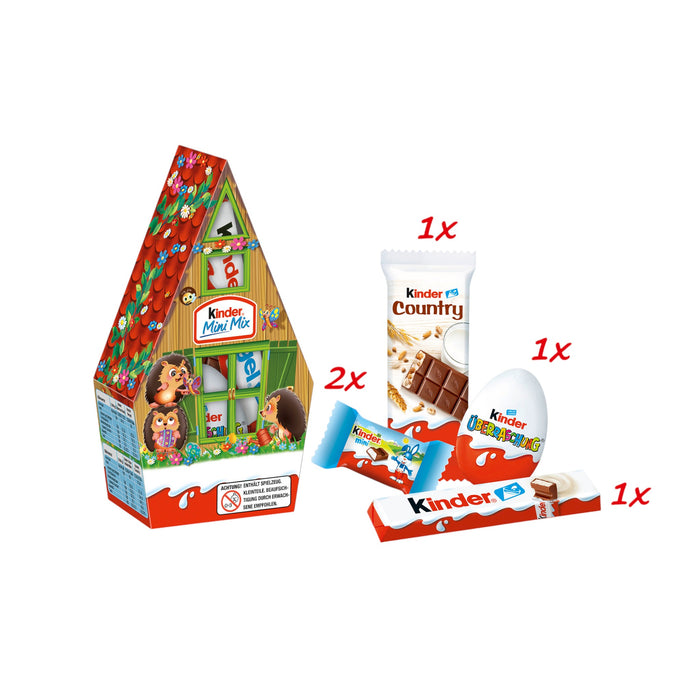 Ferrero kinder Mini Mix Ostern 3D Haus 76g