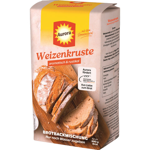 Aurora Weizenkruste Backmischung 500g Knuspriges Weizenbrot einfach backen