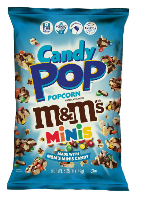 Candy Pop m&m's minis Poporn mit m&m's minis 149g