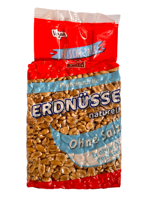XOX Erdnüsse Naturell im Vakuumbeutel 900g