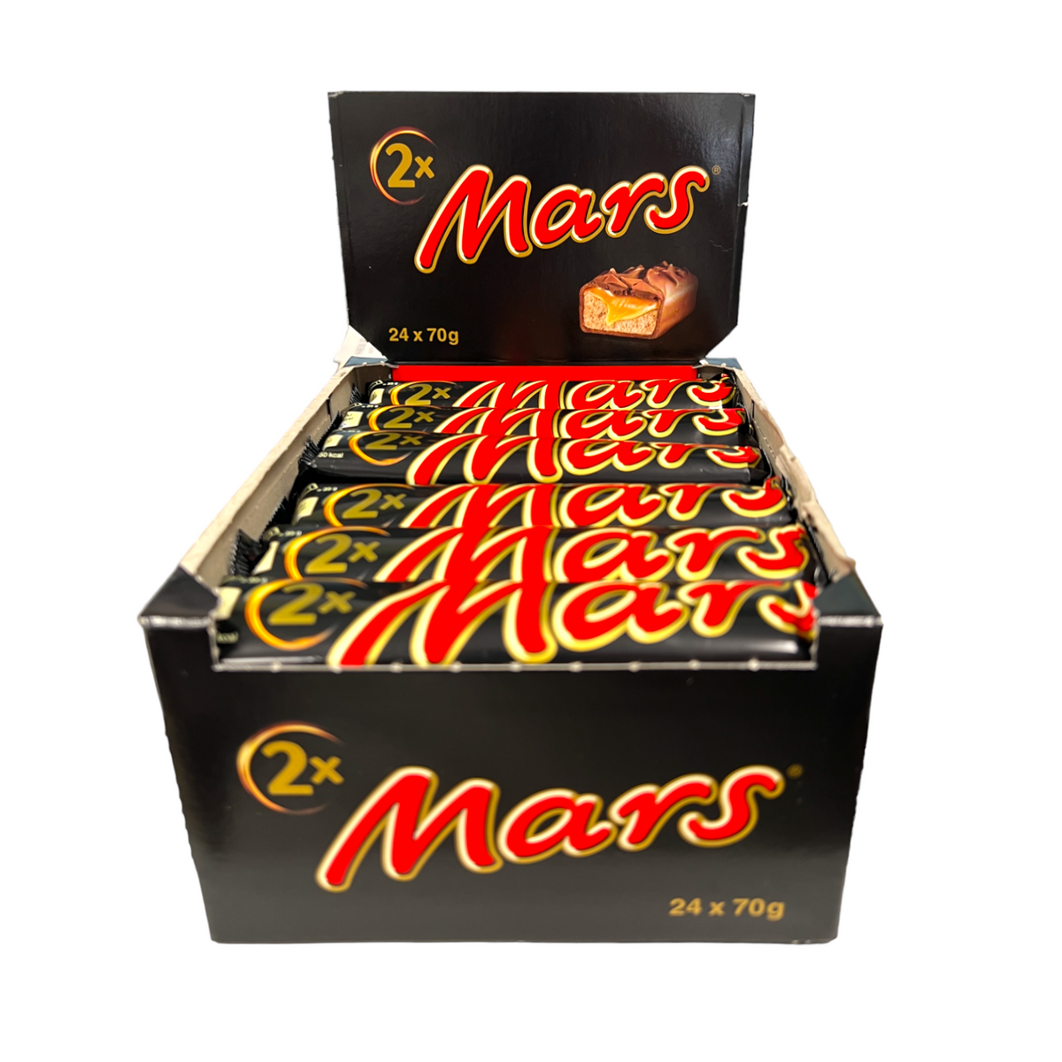 Mars Doppel Riegel Display 24x 70g (1,68 Kg) — zama4zingo