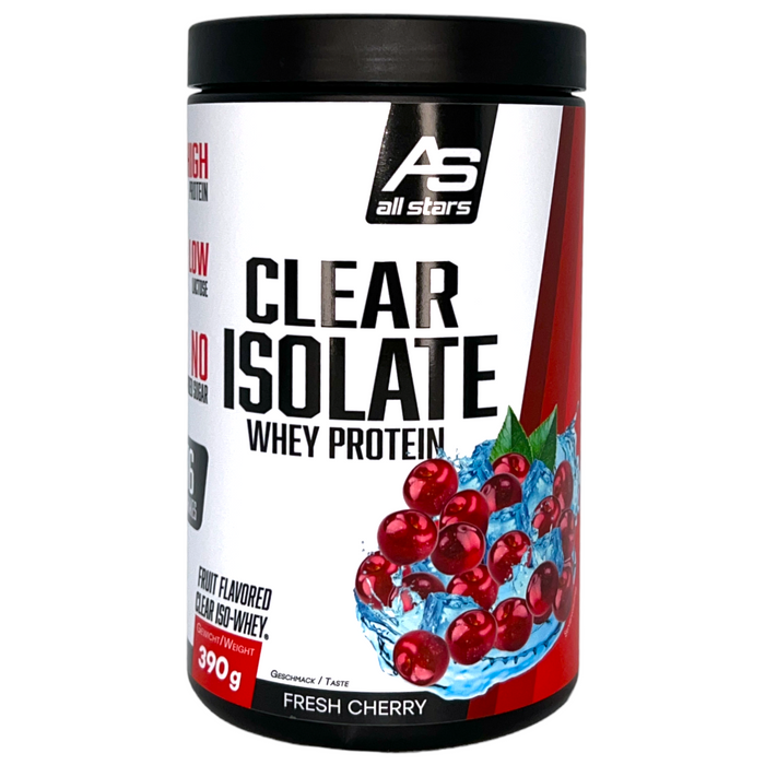 all stars Clear Isolate Whey Protein Fresh Cherry Geschmack 390g