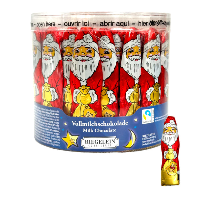Riegelein Massiv Weihnachtsmänner aus Vollmilchschokolade Fairtrade 65 x 12,5g (812,5g)