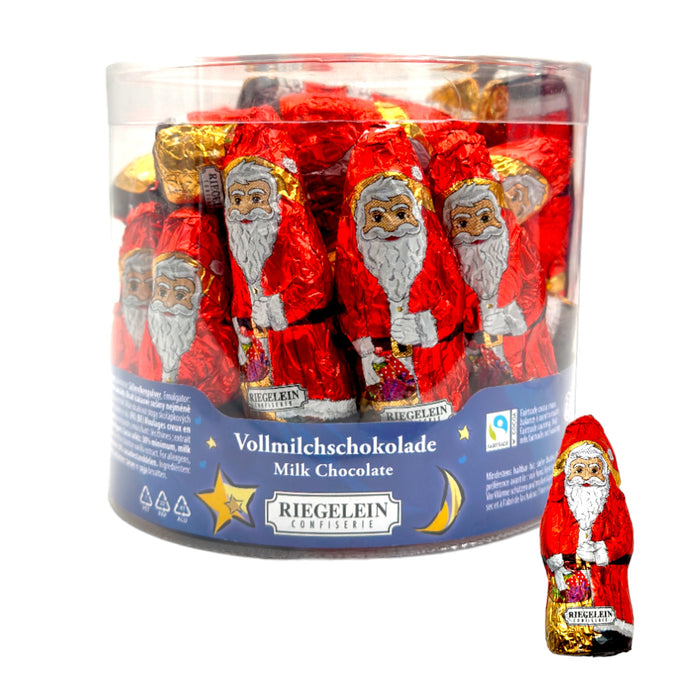 Riegelein Weihnachtsmänner Vollmilchschokolade Fairtrade 26x 12g (312g)