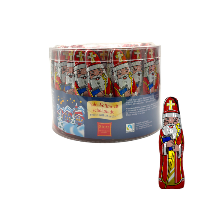 Storz Massiv Bishop Nikolaus aus Edel-Vollmilchschokolade Fairtrade 80 x 12,5g (1000g)