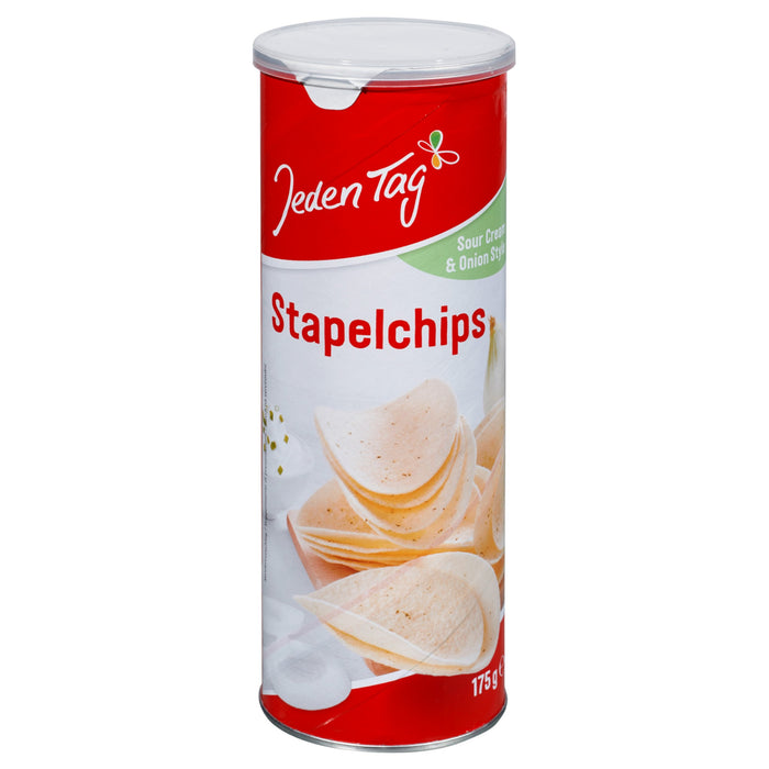 Jeden Tag Stapelchips Sour Cream & Onion Style 175g