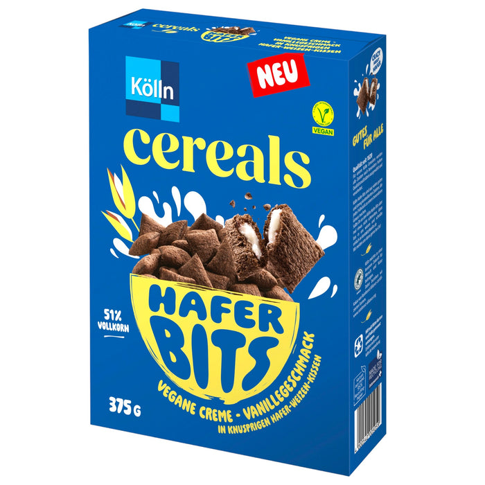 Kölln Cereals Hafer Bits 51% Vollkorn Vegane Vanille Creme 375g