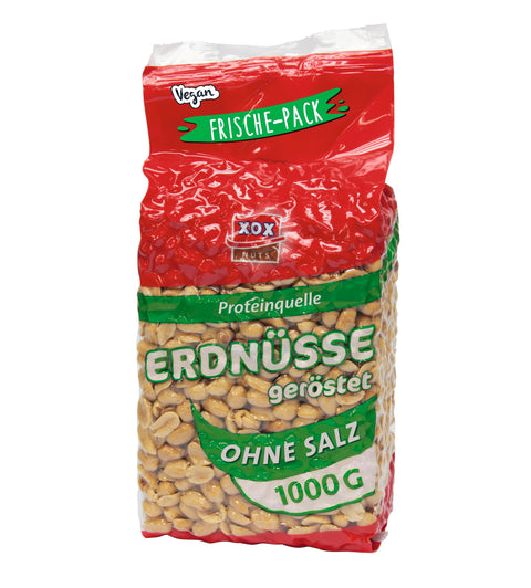 XOX Erdnüsse Ungesalzen im Vakuumbeutel 1 Kg