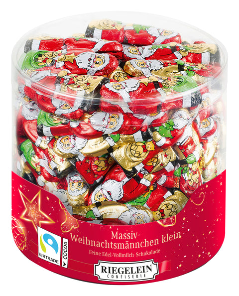 Riegelein Massiv Mini Weihnachtsmänner Fairtrade 63 x 7,5g (472,5g)