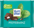 Ritter Sport Pfefferminz 100 g – Halbbitter-Schokolade mit erfrischender Pfefferminz-Füllung