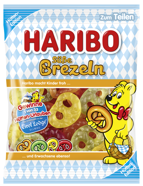 Haribo Süße Brezeln Hüten-Edition 175g