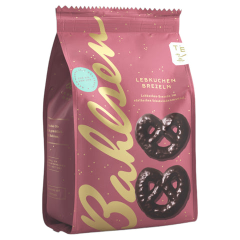 Bahlsen Lebkuchen Brezeln Edelherb 250g – Lebkuchen-Brezeln mit edelherber Schokolade