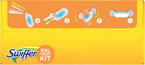 Swiffer Duster XXL Starter Kit – Teleskop-Stiel & 2 Staubtücher (90 cm)