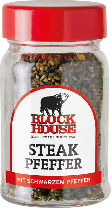 Block House Steak Pfeffer mit schwarzem Pfeffer 50g