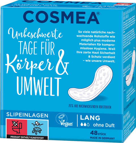 Cosmea Comfort Plus Slipeinlagen lang ohne Duft (48 St.)