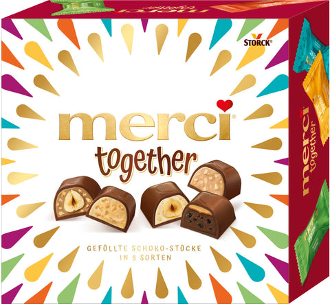 merci together Mischung gefüllter Pralinen 175 g