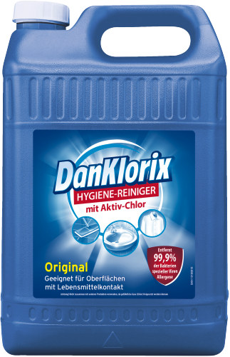 Dan Klorix Hygiene Reiniger mit Aktiv-Chlor Original 5L