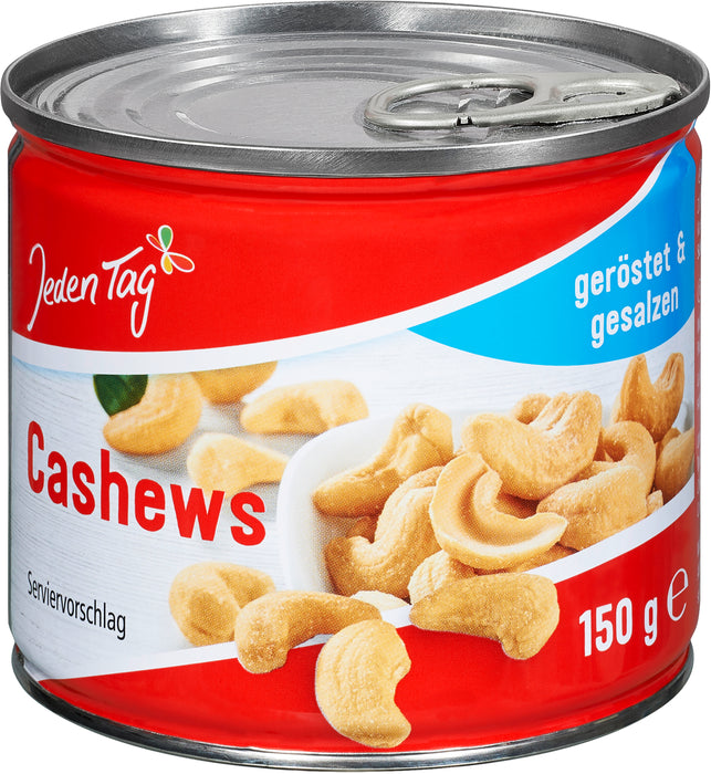 Jeden Tag Cashews geröstet & gesalzen 150g