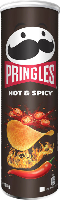 Pringles Hot & Spicy 185g Dose