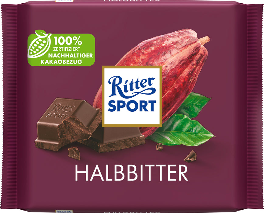 Ritter Sport Tafel Halbbitter 100 g