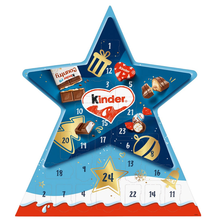 kinder & Co. Mini Mix Stern Adventskalender 149g