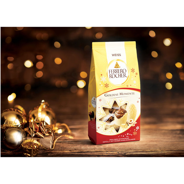 Ferrero Rocher Goldene Momente Weiss Pralinen Schoko-Eier 90g