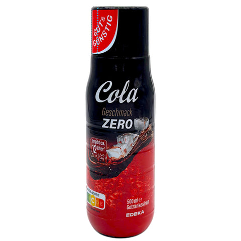 Gut & Günstig Cola Zero Sirup 500 ml Flasche
