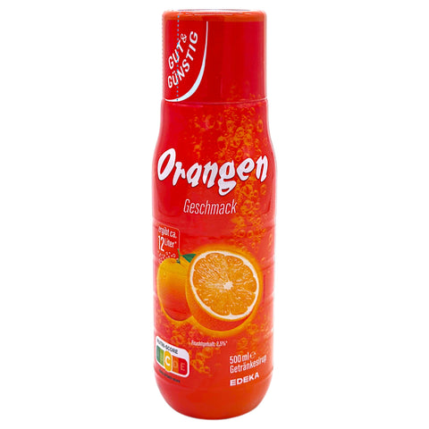 Gut & Günstig Sirup Orange 500 ml Flasche