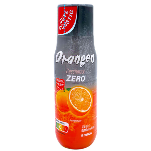 Gut & Günstig Sirup Orange Zero 500 ml