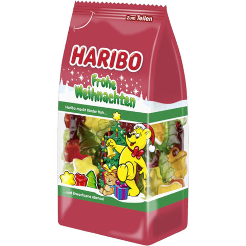 Haribo Frohe Weihnachten Fruchtgummi-Mix 300 g – Weihnachtsmischung