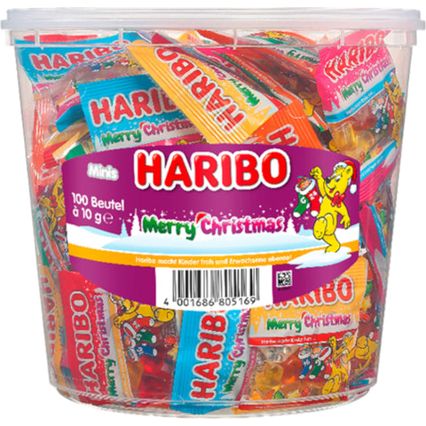 Haribo Merry Christmas Minis Fruchtgummi Weihnachtsmotiven