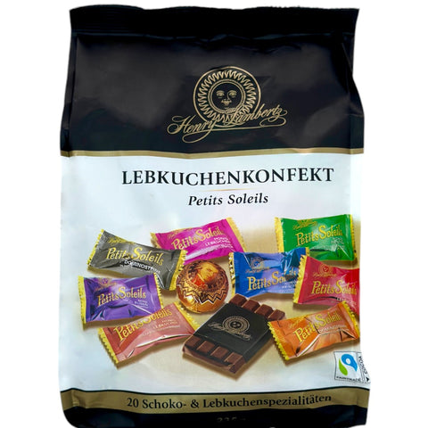 Lambertz Petits Soleils 235 g | Lebkuchenkonfekt-Mix aus Lebkuchen- & Schokoladenspezialitäten
