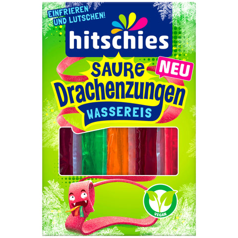 hitschies Saure Drachenzunge Wassereis | Vegan 400ml