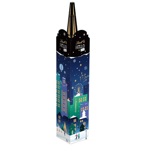 Lindt & Sprüngli Hello Xmas Hey Santa Tower Adventskalender 235g 2024
